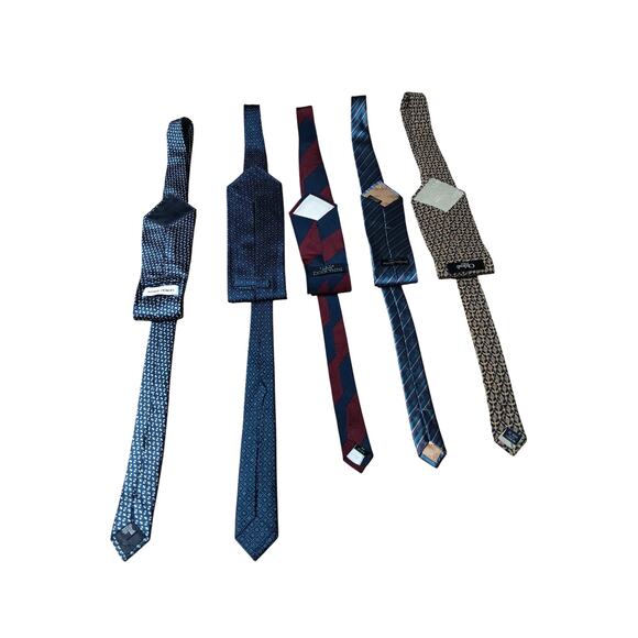 Luxury Designer High End Silk Tie Bundle Nina Ricci Chloe YSL Giorgio Armani - Picture 15 of 16